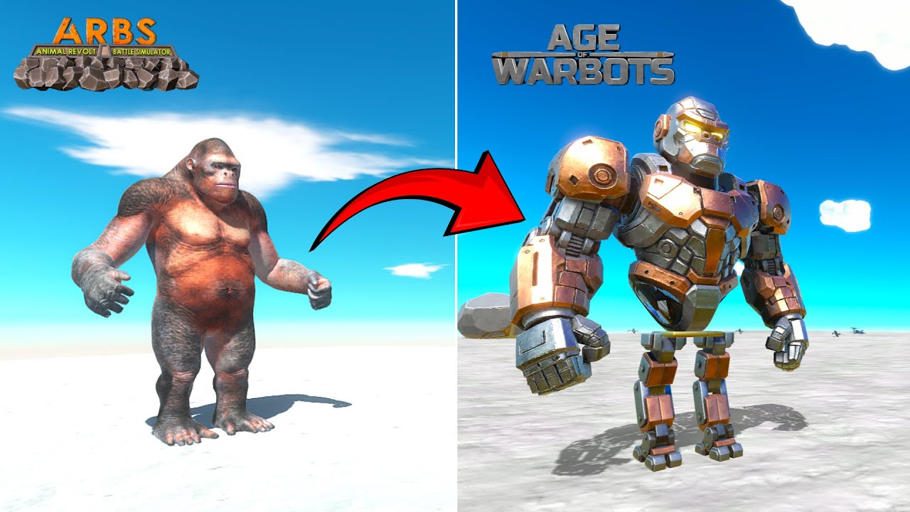 Gorotron vs every robot units age of warbots