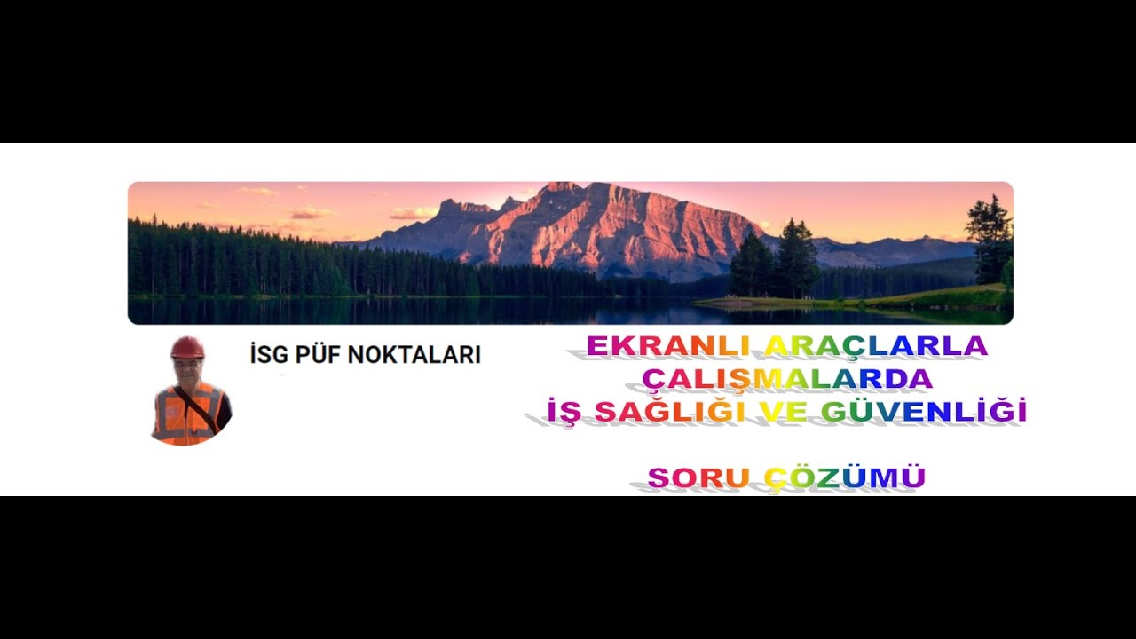 20. EKRANLI ARAÇ ÇALIŞMALARI SORU ÇÖZÜMÜ (Dr.  Tevfik ÜNALDI)