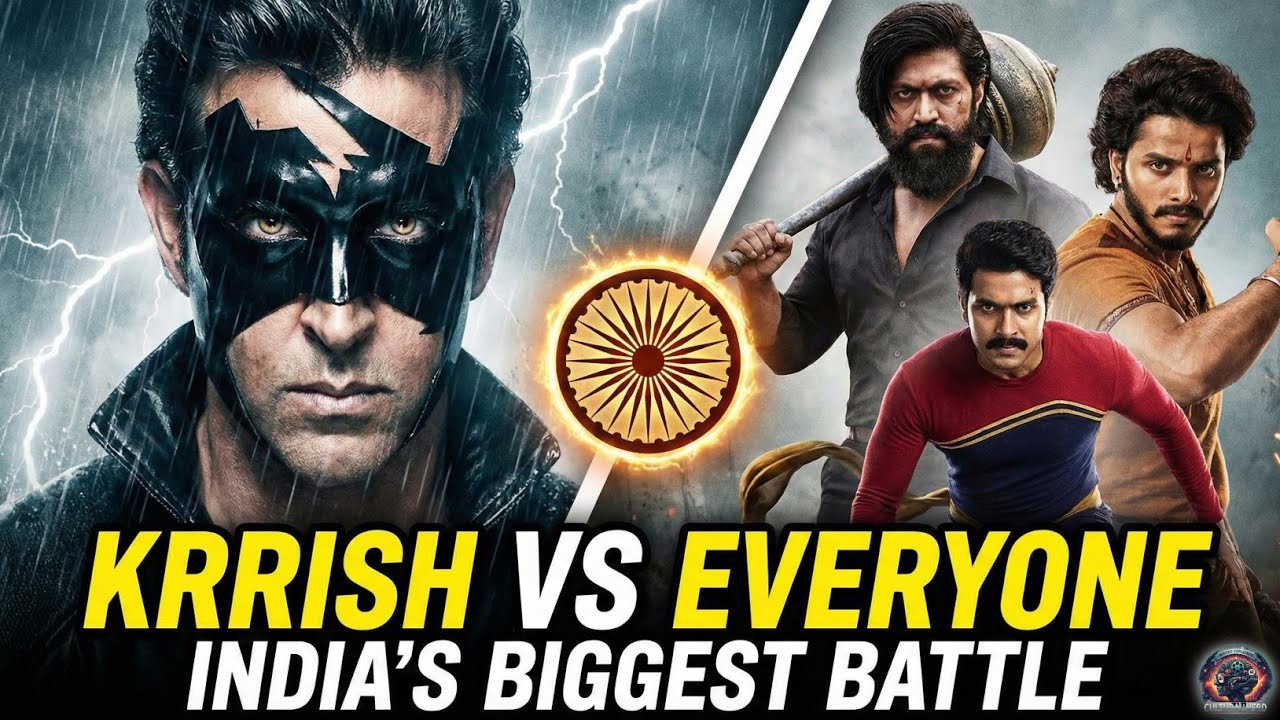 Krrish vs Indian Superheroes: Who is the Strongest? Krrish vs Shaktimaan vs Hanu-Man 