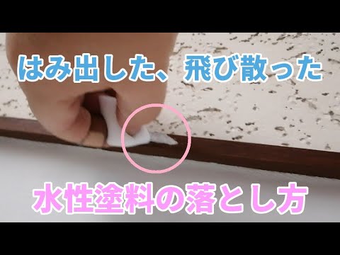 リフォーム Diy壁を塗装して はみだしたり飛び散った塗料を落とす リノベーション Paint Scrub Off Youtube