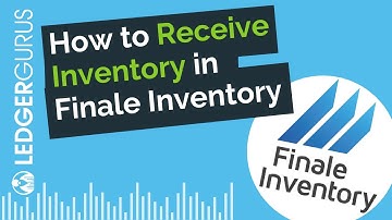 How to Receive Inventory against Purchase Orders in Finale Inventory