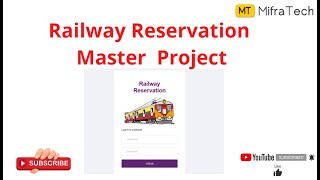 Railway Reservation Master project mifratech #webdevelopmentproject#phpprojects#Html#css#sql
