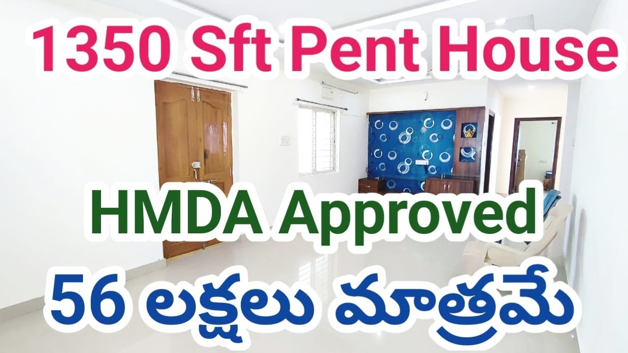 1350 Sft 2BHK Pent House For Sale in Kukatpally Pragathi Nagar