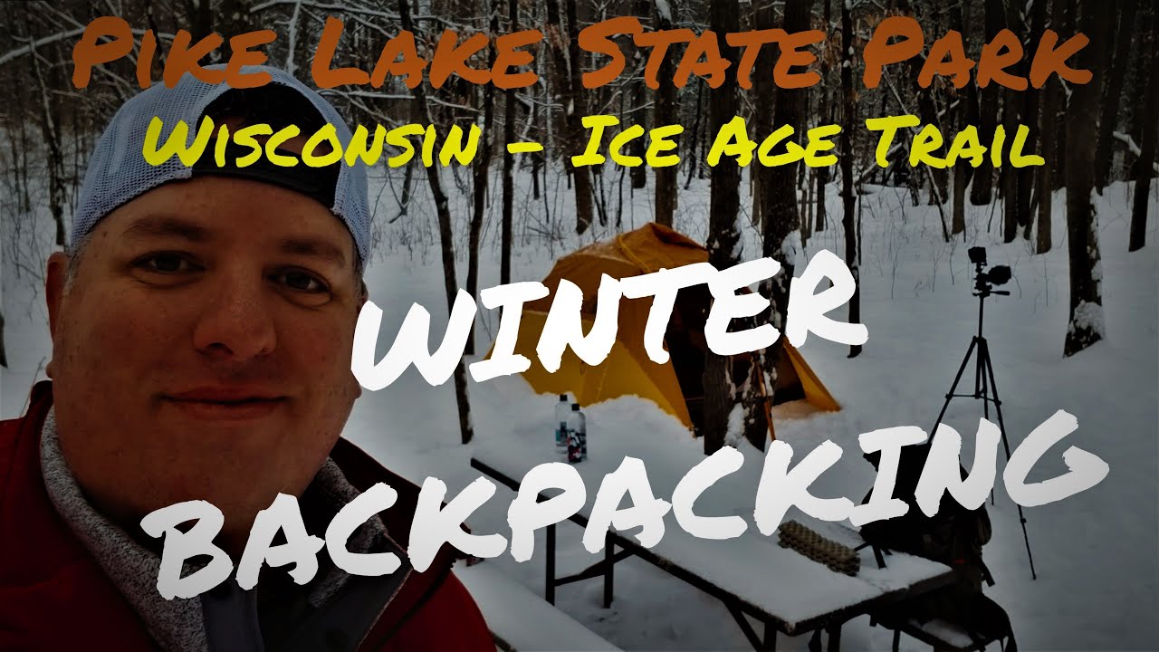 Solo WINTER Backpacking | Ice Age Trail | Pike Lake Segment