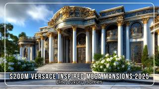 Touring the $200M Versace Inspired Mega Mansions 2025   Elite Luxury Homes
