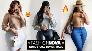 FALL FASHION NOVA CURVE TRY ON HAUL 2019 | FALL HAUL | VINTYNELLIE