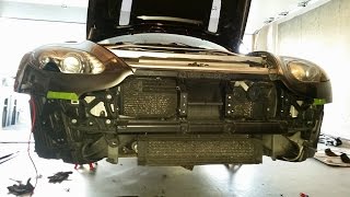 Athlete Statistics Removing the Front Bumper From an Aston Martin V8 Vantage