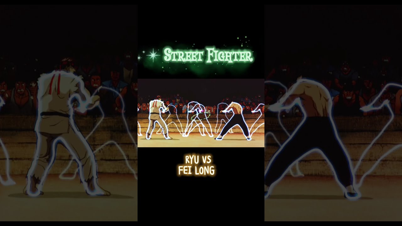 Street fighter ryu vs fei longn