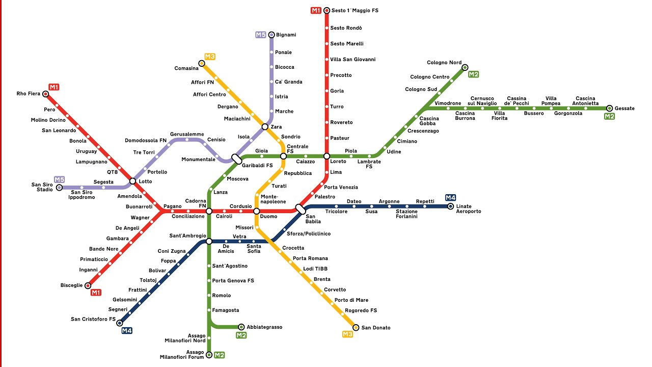Timelapse metropolitana di Milano