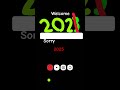 welcome 2026 sorry 2025