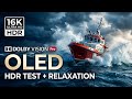 16K Ultra HDR Relaxation Video | Ultra HD Nature and Ocean Waves