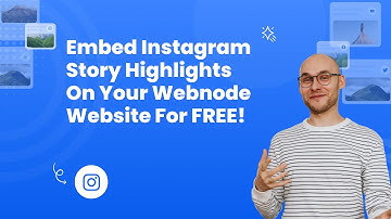 How to embed Instagram story highlights on Webnode?