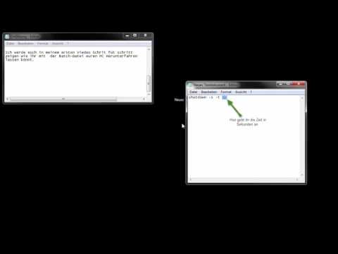 Batch-Batei erstellen #1 | Windows Tutorial