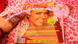ASMR 2005 Seventeen Magazine Flip Through |  Whispering, Page Turning, Nostalgia