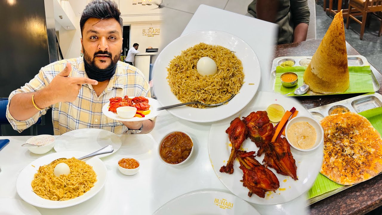 Chennai ke is famous Restaurant mein ye jarur try karna || Biryani, Chicken 65 and more