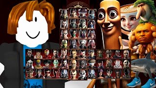 Mortal Kombat 9 - ALL BRAINHOTS & ROBLOX - Expert Tag Ladder - Gameplay @(1080p) - 60ᶠᵖˢ ✔