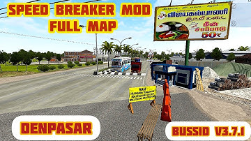 🙋NEW SPEED😉BREAKER MOD FOR FULL MAP/BUSSID V3.7.1/How to add speed breaker on bussid?/#bussid #tnmod