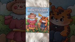 Autumn Hygge Color By Number Coloring Book | Sachin Sachdeva | Flip Through