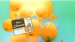 Programacion de RCTV 1972
