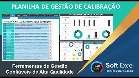 Planilha Excel - Controle de Calibração de Instrumento de Medição com Dashboard