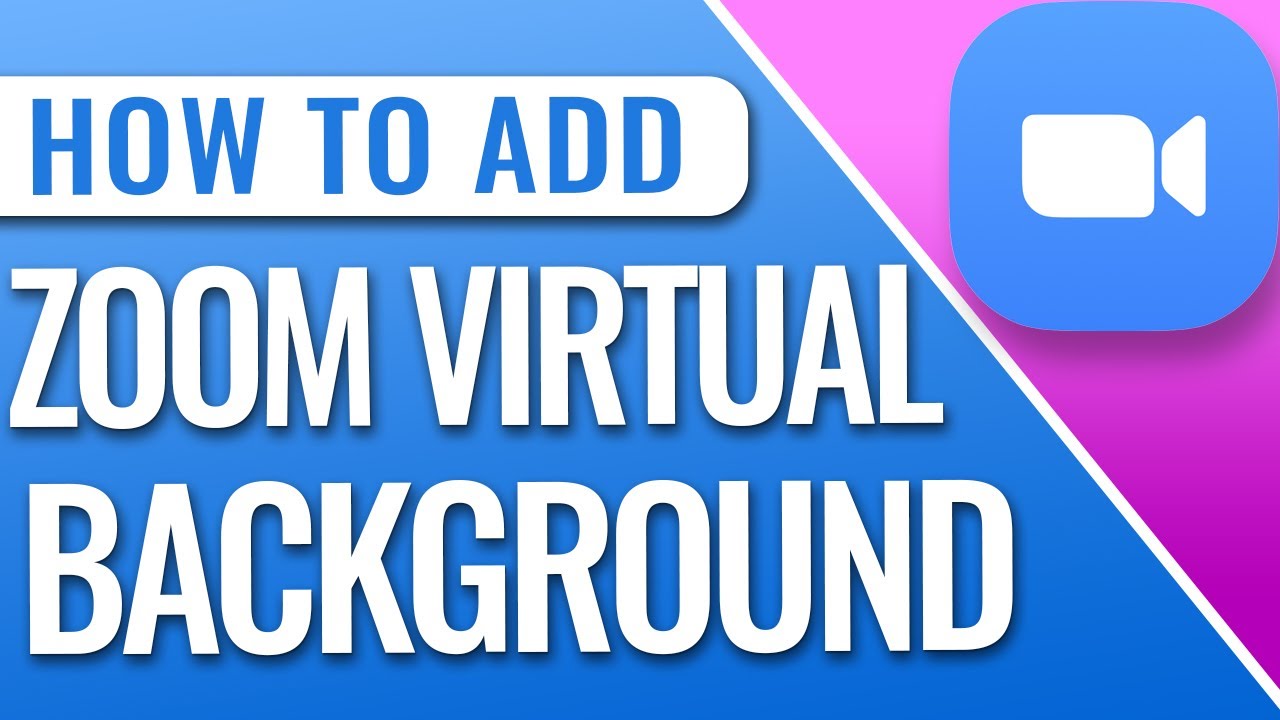 How To Add Virtual Backgrounds On Zoom - youtube