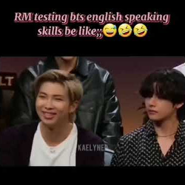 RM Testing BTS Members English Speaking Skills Be Like... 😂🤣🤣😅||#bts