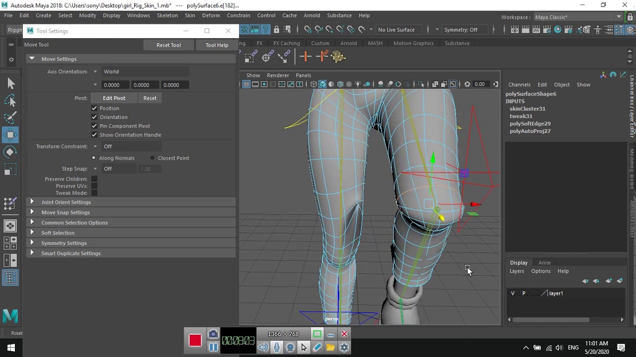 Po Rig Maya Maya I Rigging new P6 - YouTube
