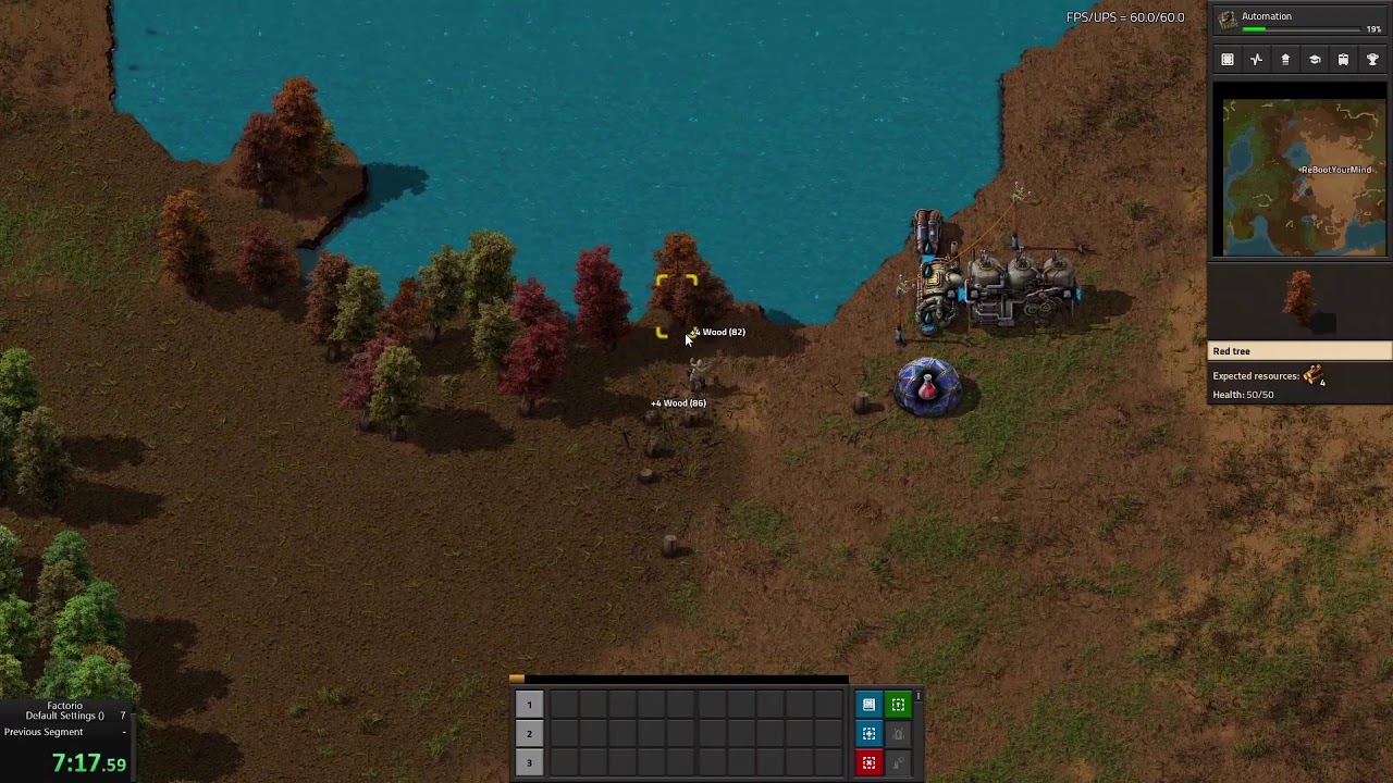Factorio Default settings Speedrun PB 5h 13min 42s - YouTube