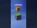 Minecraft Liquid Simulation vs Block #minecraft #blender #3d #liquidsimulation #satisfyingvideo