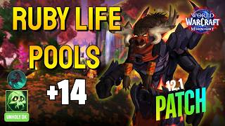 +14 Ruby Life Pools | Unholy DK PoV | Patch 12.1 | M+ | World of Warcraft | Midnight S2