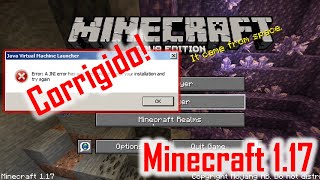FIX Error: A JNI error has occured minecraft 1.17