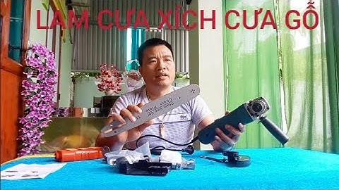 BỘ LAM CHUYỂN ĐỔI TỪ MÁY MÀI CẮT THÀNH MÁY CƯA GỖ ĐA NĂNG 