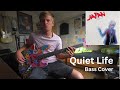 Japan - Quiet Life Bass Cover πΈ (Homemade Fretless Jazz)