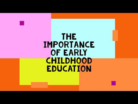 Importance Of Early Childhood Education Essay