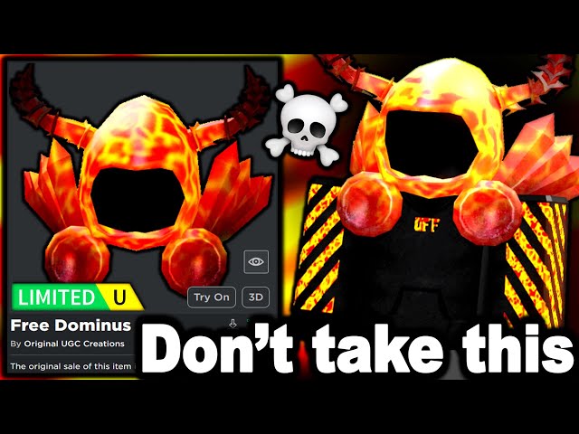 Roblox is now giving away Dominuses : r/roblox