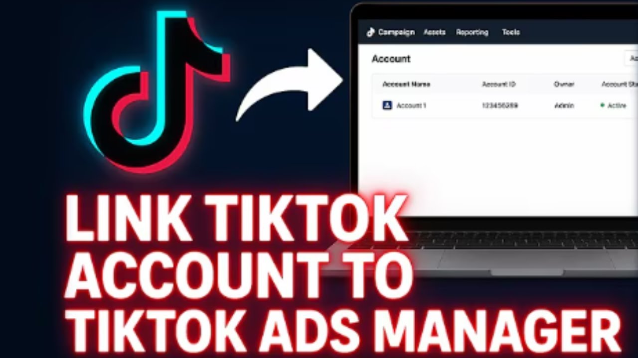 How To Link TikTok Account To Tiktok Ads Manager | Link Tiktok Account To Business Center | Class-3