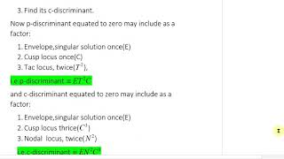 Singular solutions [Part-2]