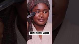 Do my makeup in 30 minutes for Church  #beautycontentcreator #makeuptutorial #makeupforbeginners
