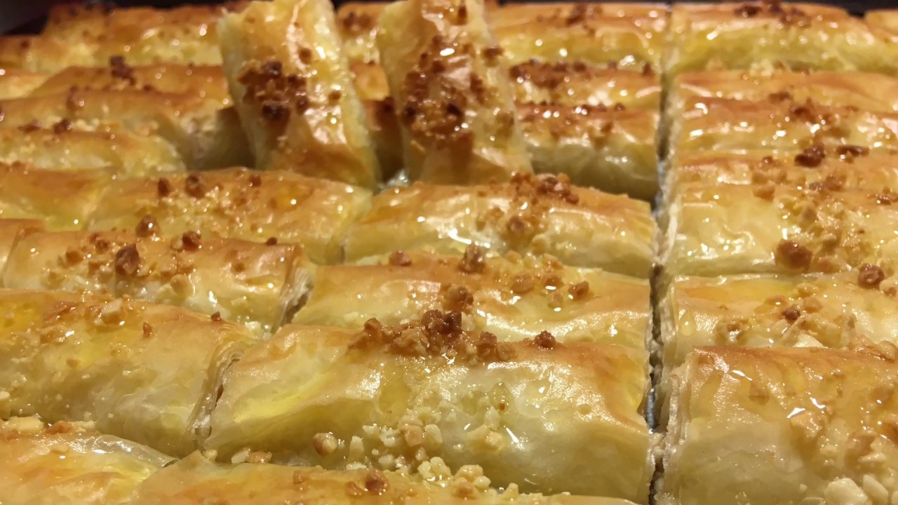 Baklawa Turk Roul E Recette Rapide Et Facile Youtube