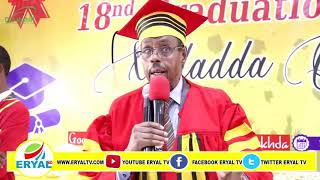 250 Arday Oo Ka Qalinjabiyay Jaamacada Golis Faraceeda Magaalada Burco