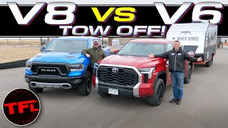 V8 vs TwinTurbo V6: Can You Guess Which Of These Two Trucks Uses Less Fuel When Towing?