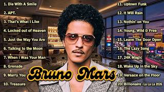 Bruno Mars Best Songs Playlist 2026 - Greatest Hits Collection - The Best Of Bruno Mars Album