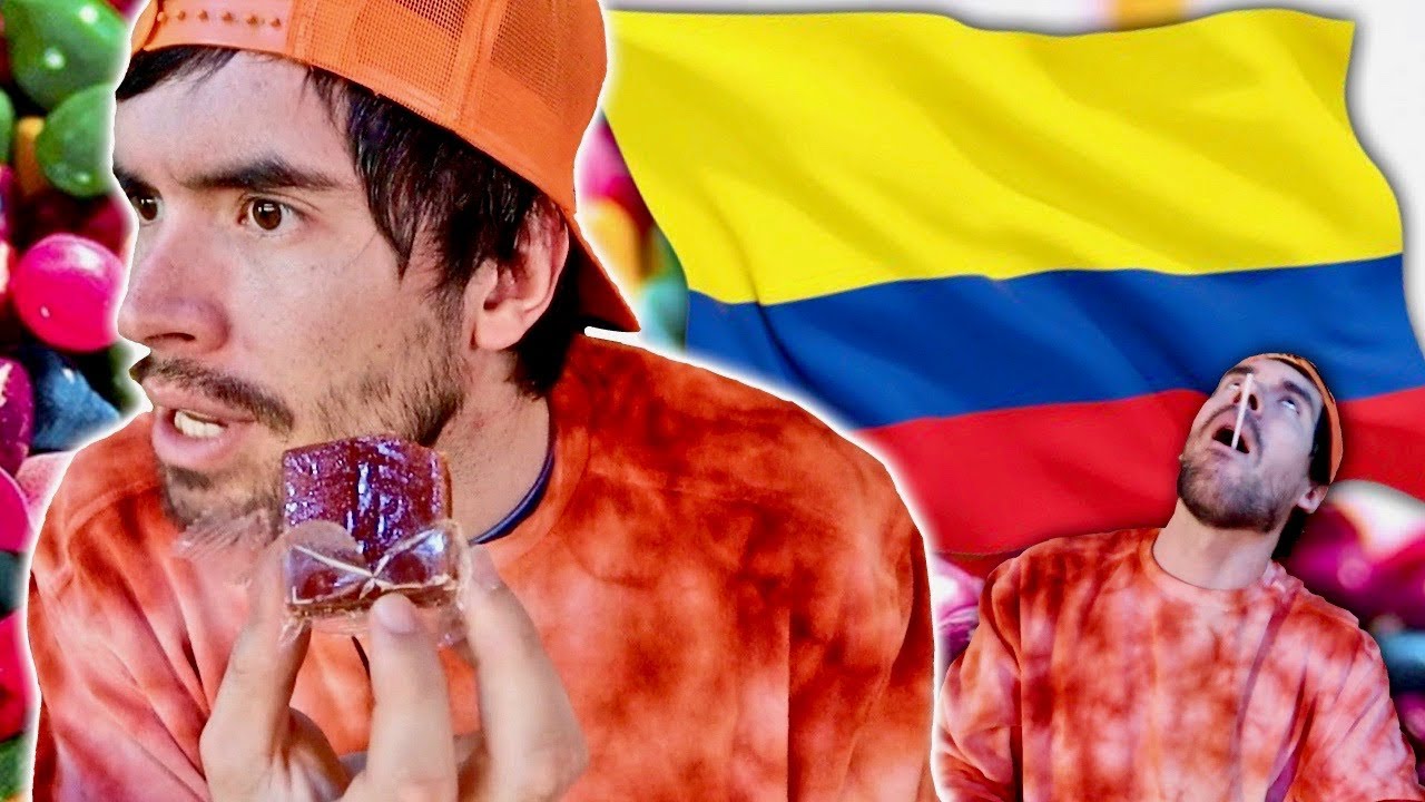 PROBANDO DULCES COLOMBIANOS !!