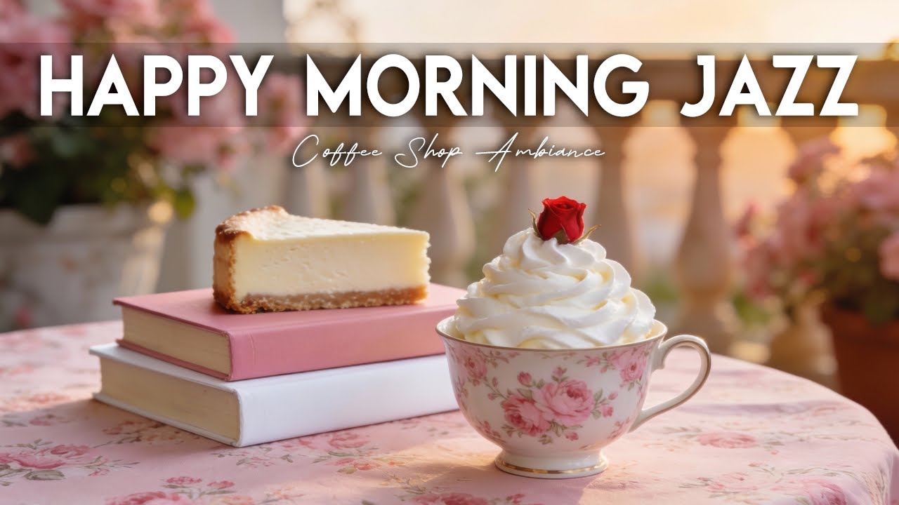 Happy Morning Jazz 🎶 Relax Bossa Nova Instrumental and Relaxing Jazz Cafe Music for Studying.