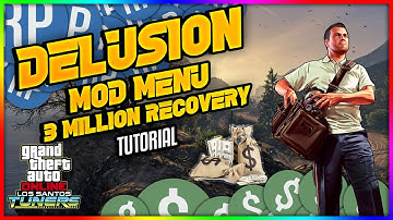 DELUSION Mod Menu | Vehicle Sell Toolkit Tutorial | 3M Recovery | GTA Mod Menu Recovery Showcase