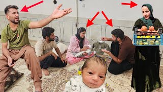 🤩🥹 A magnificent gathering and celebration: Omran and Mohammad's family for Asiyeh and the newborn.