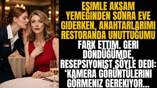 Kocamla yemekten sonra döndüm… Kamera kayıtları hayatımı değiştirdi