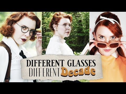 Different Glasses, Different Decade! || Vintage Glasses Lookbook/Haul