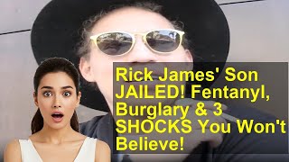 Rick James' Son JAILED! Fentanyl, Burglary & 3 SHOCKS You Won't Believe!