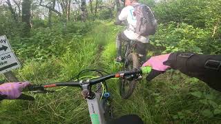 Witches Backbone at Emerald Outback Trails - Steep, Fast, Fun Rocky Trails with Jumps and Drops